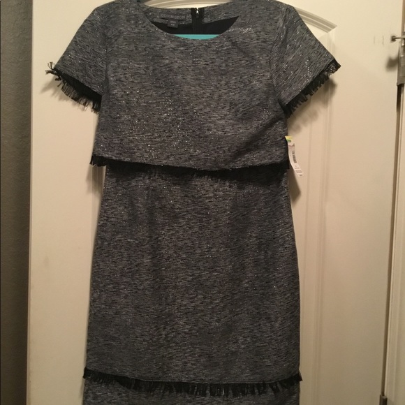 Silver & Black Dress ELEGANT 👗 - Picture 2 of 8